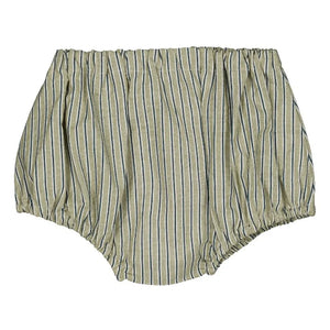 Loir - Alice Gestreifte Bloomers aus Bio-Baumwolle | Bordeaux
