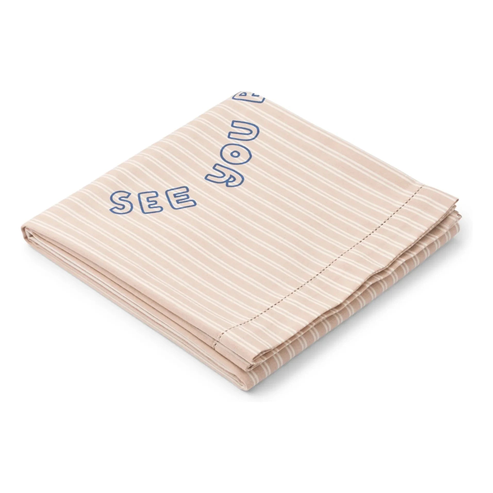 Liewood - Bio-Baumwolle Paige Strandtuch | Y/D gestreift Sorbet rose/Creme de la creme