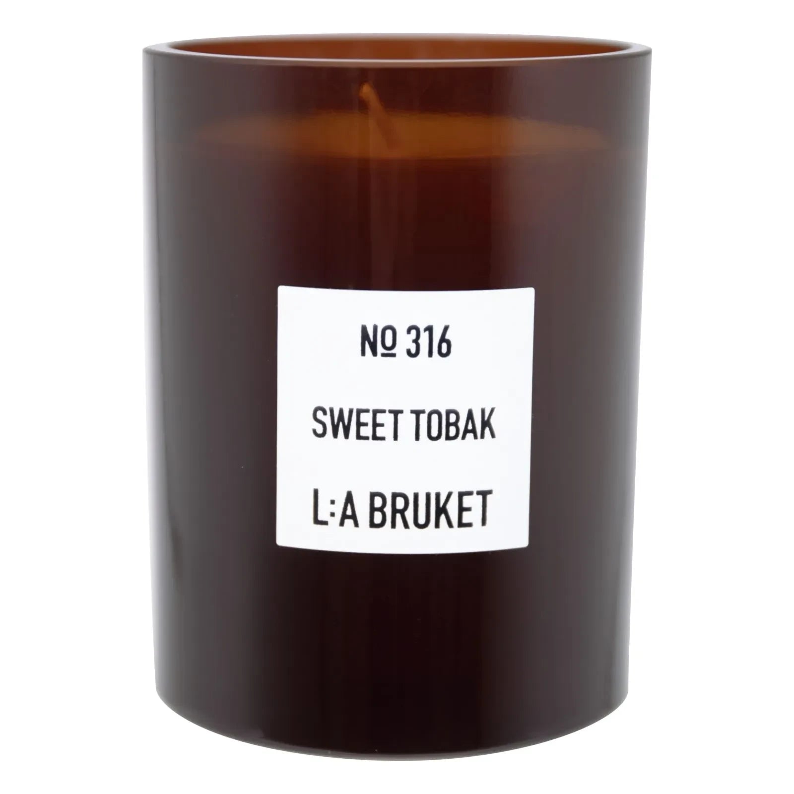 L:A BRUKET - Duftkerze Sweet Tobacco - 260 g | Farblos