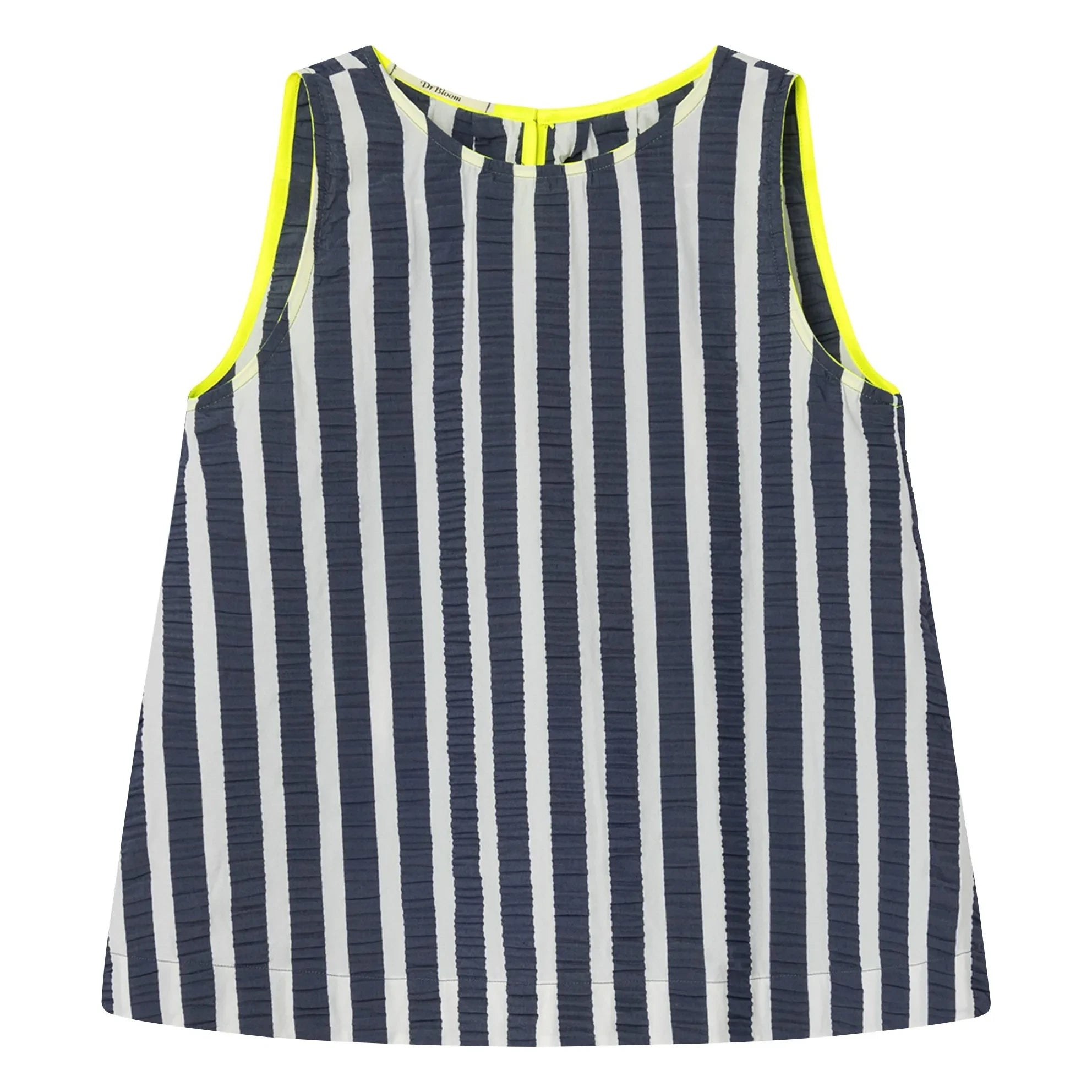 Dr Bloom - Fresco Stripes Bluse | Dunkelblau