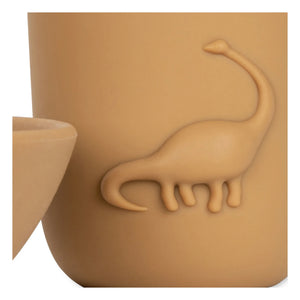 Konges Sløjd - Dino Silikon Tabak ve Bardak | Almond