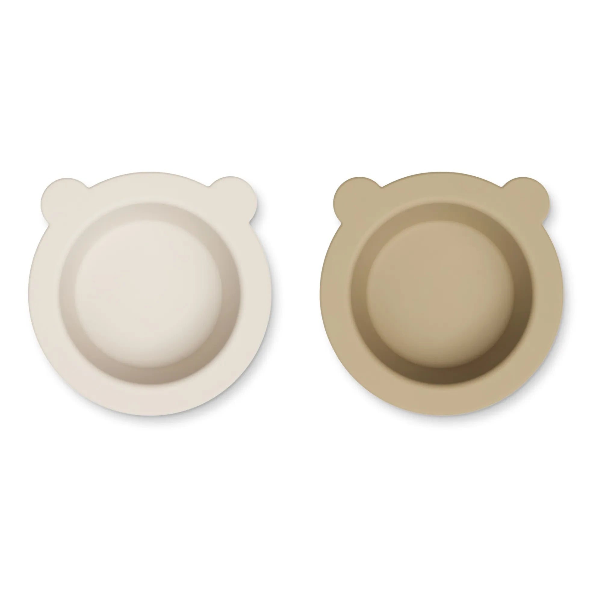 Liewood - Peony Rutschfeste Silikonschalen - 2er Set | Sand