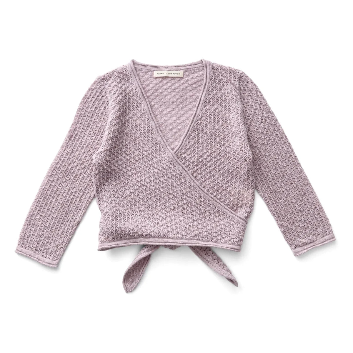 Soor Ploom - Ina Wickelcardigan aus Bio-Baumwolle | Flieder