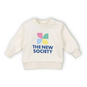 the new society - Sweat Logo Mykonos Baby | Ecru