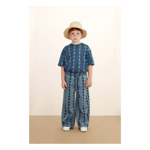 Tinycottons - Losange Bio-Baumwoll-T-Shirt | Blau