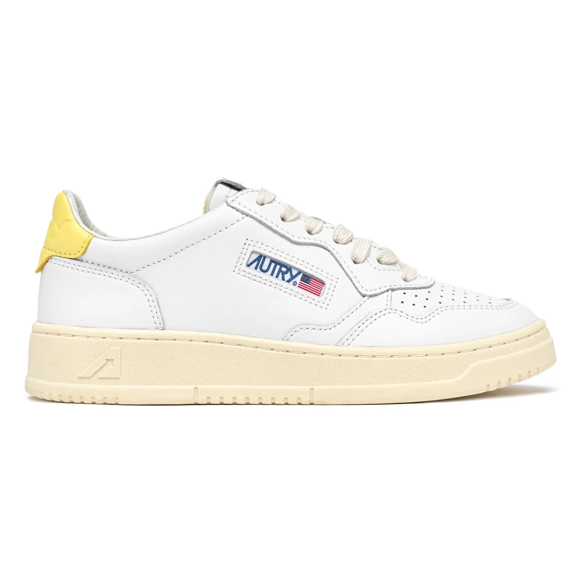 Autry - Medalist Low Leder-Sneaker | Gelb