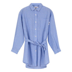 Indee - Villaggio Knotenhemdkleid | Blau