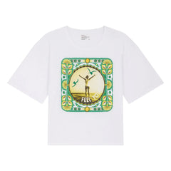 Leon & Harper - Feel Your Soul T-Shirt Bio-Baumwolle | Weiß