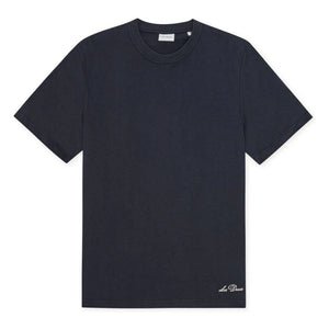 Les Deux - Ben Artist Baumwoll T-Shirt | Dunkelblau
