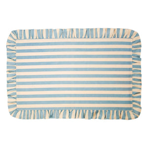 Olsson & Jensen - Ellie gestreiftes Tischset | Hellblau