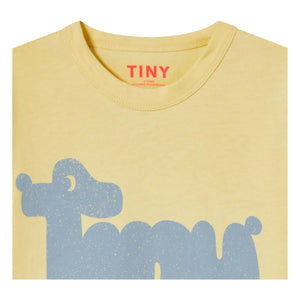 Tinycottons - Tiny Dog T-Shirt aus Bio-Baumwolle | Blassgelb