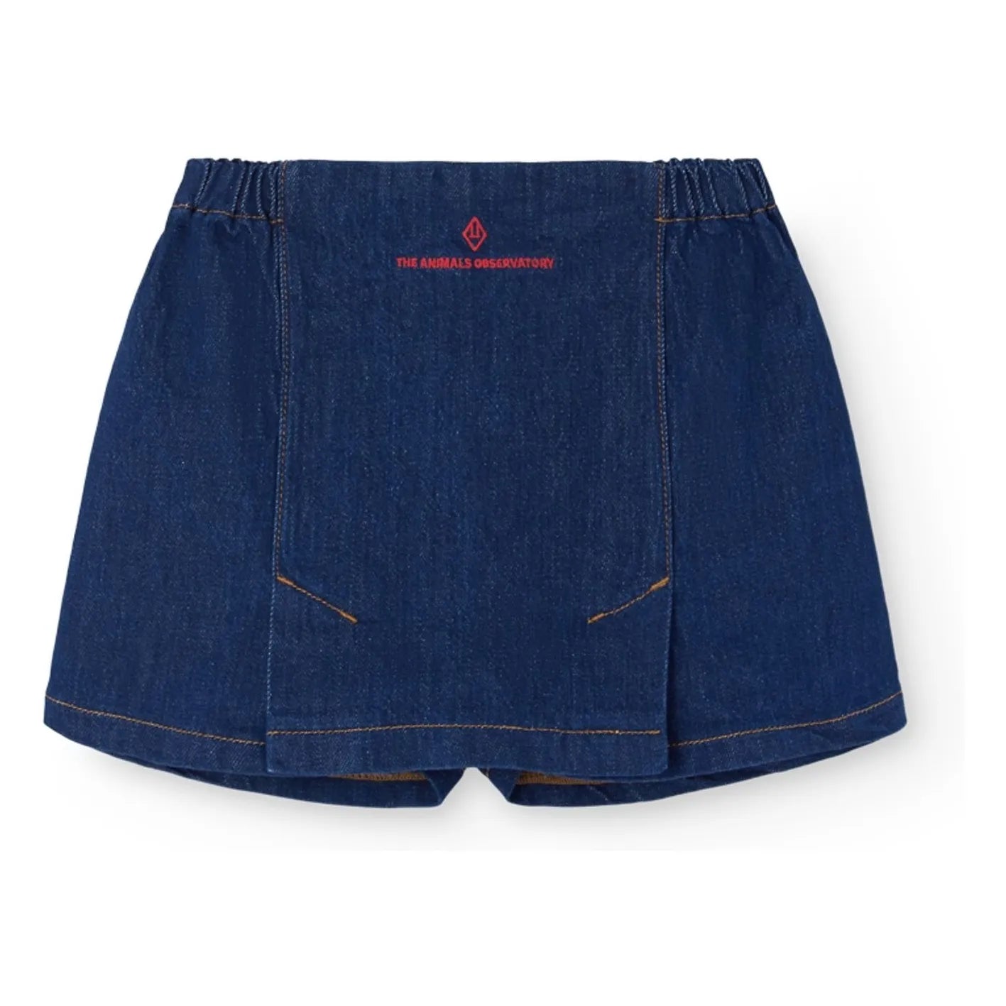 The Animals Observatory - Denim-Minirock Olingo aus Bio-Baumwolle | Blau