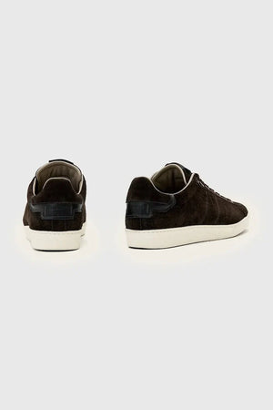 AllSaints Leon Low Top Süet Spor Ayakkabı