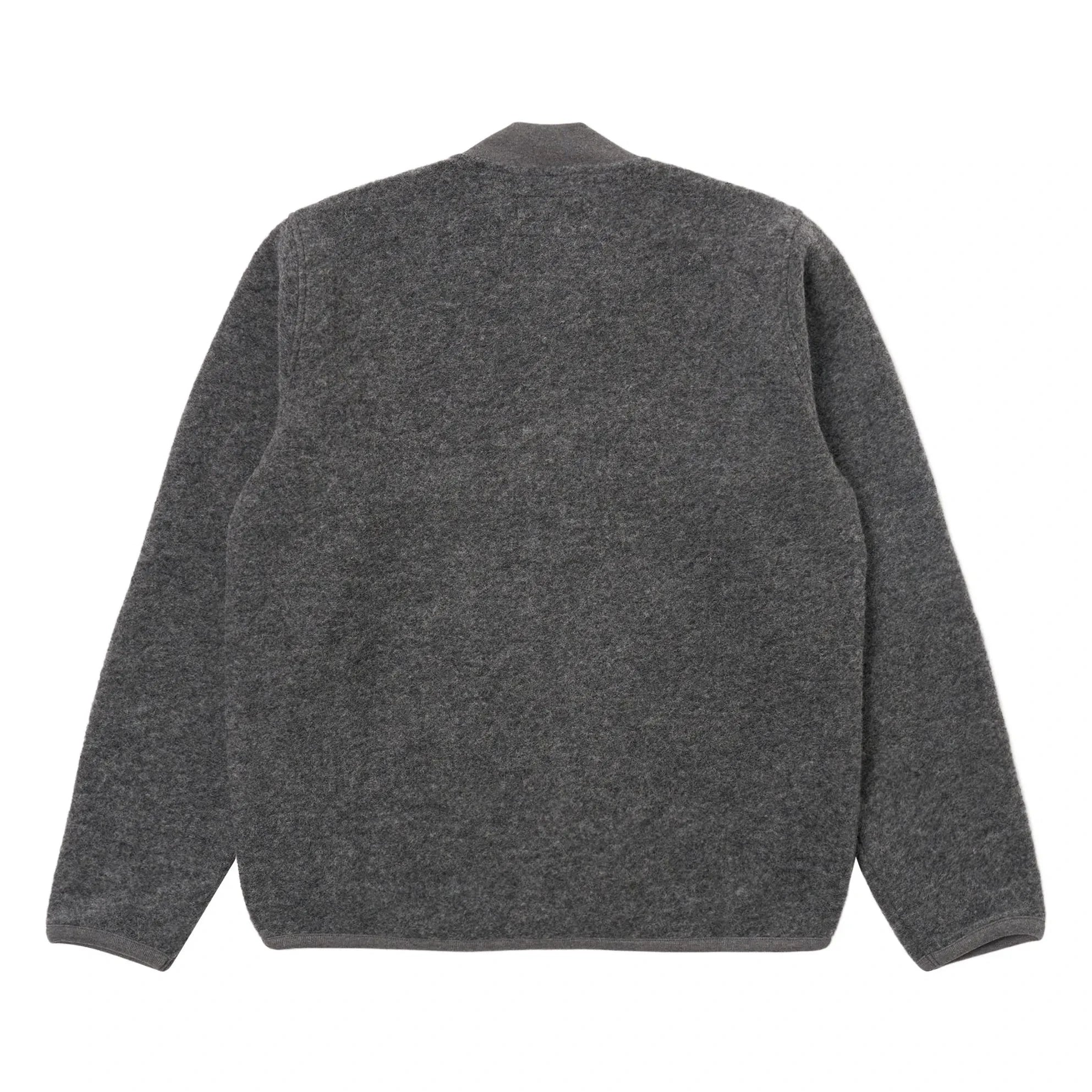 Universal Works - Bomberjacke aus Wolle mit Reißverschluss | Grau