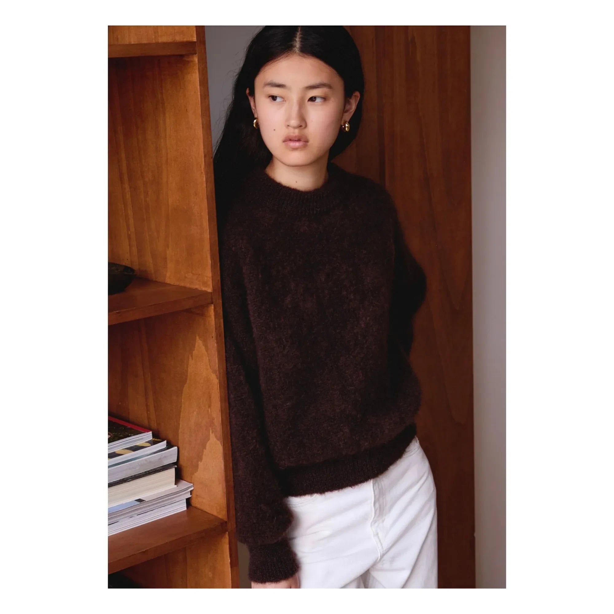 Überraschung Paris – Jane Super Kid Mohairpullover | Schokolade