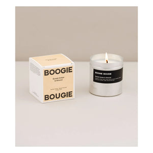 Boogie Bougie - Sunset Amber & Mandel Kerze