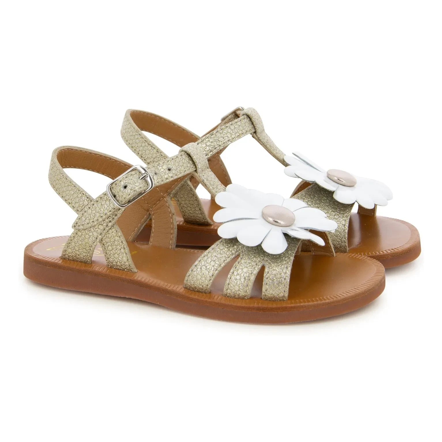 Pom d'Api - Plagette Big Flo Sandalen | Gold