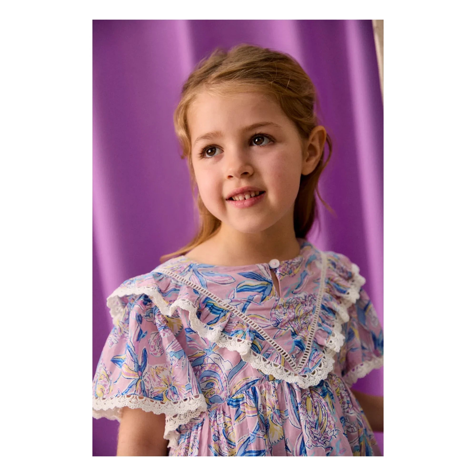 Louise Misha - Siloe Bio-Baumwollkleid | Lila