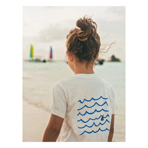 Pepita & Me - T-Shirt mit Segelboot-Print | Weiß