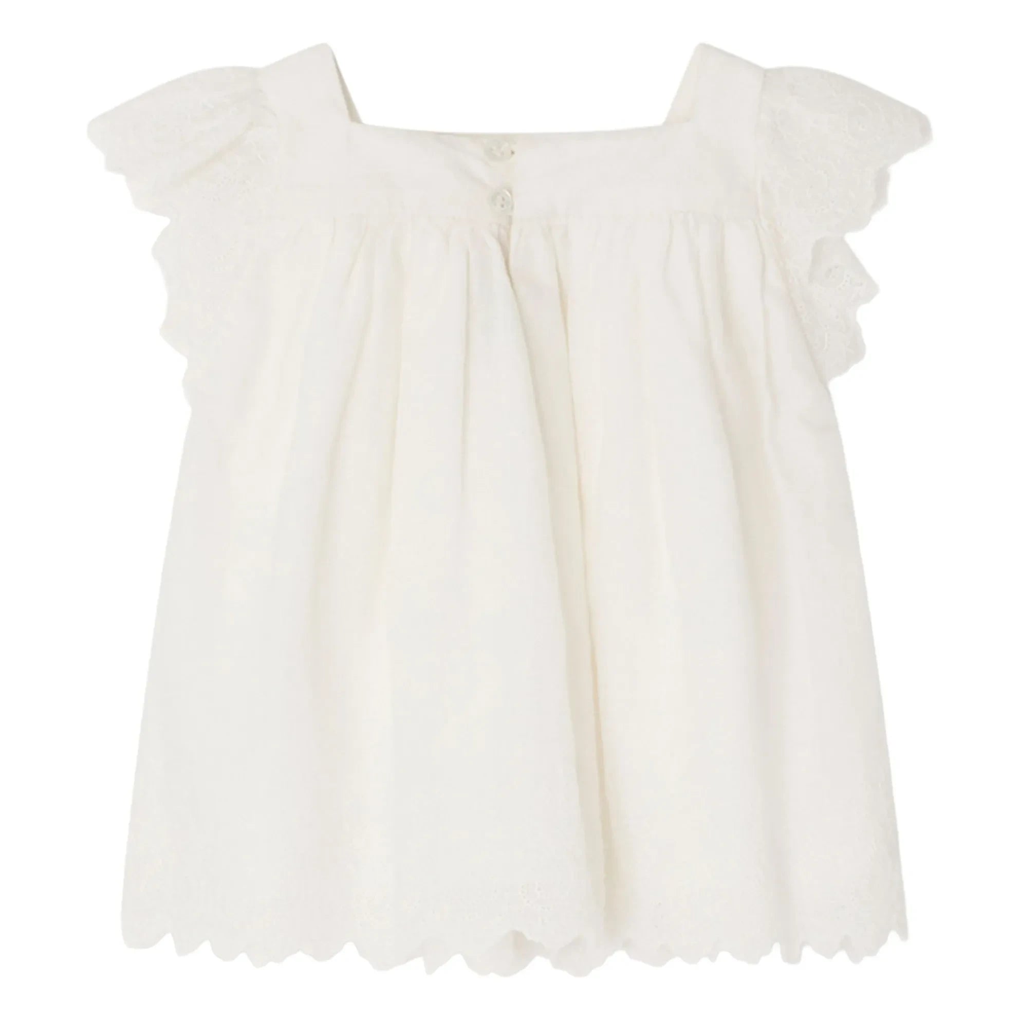 Bonpoint - Layli Bio-Baumwollbluse | Weiß