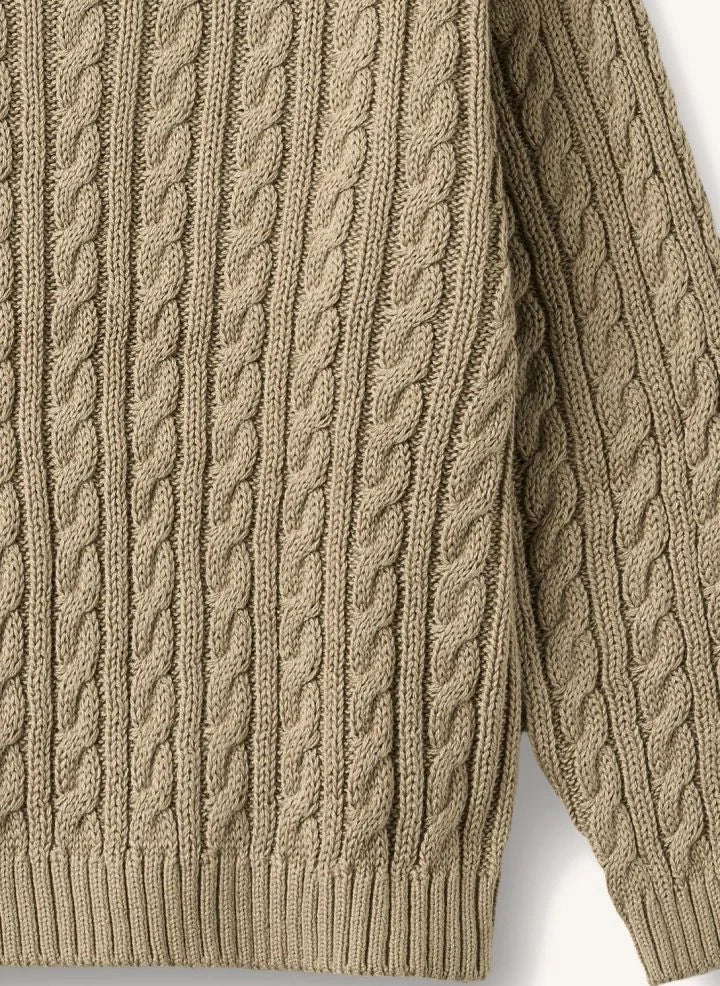 Wheat - Oliver Bio-Baumwollpullover | Beige