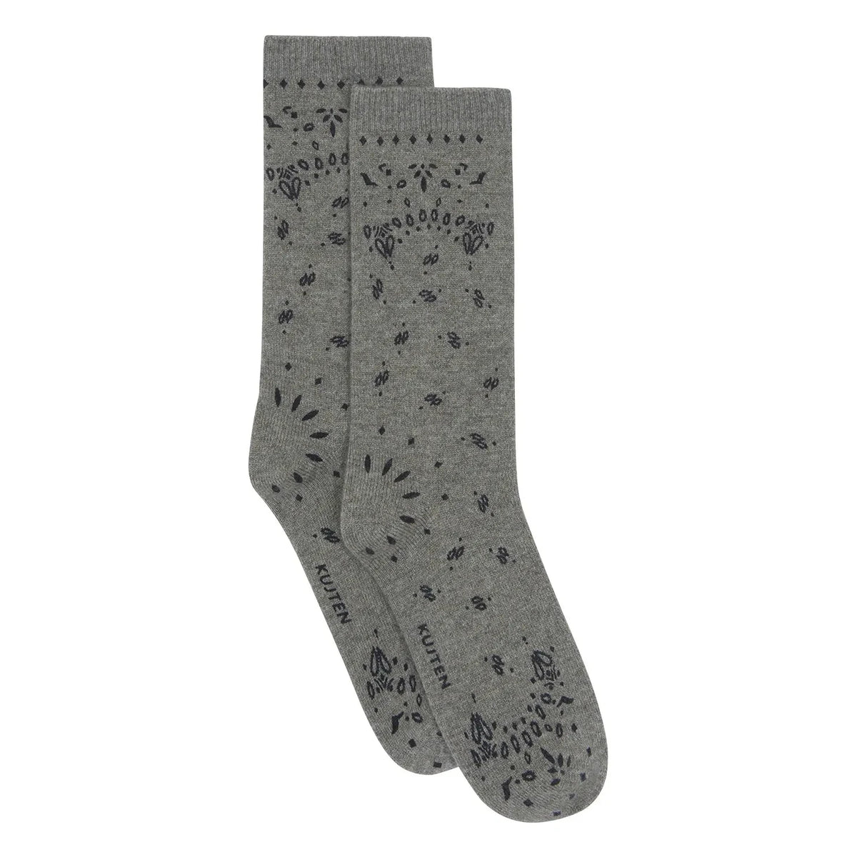 Kujten - Sig Bandana Kaşmir Çorap | Haki