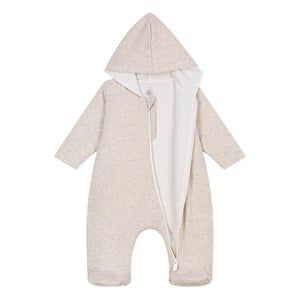 Petit Bateau - Strampler Bio-Baumwolle | Heather Beige