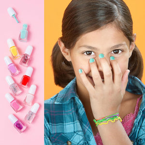 Dinossi - 9-teiliges Kinder-Nagellack- und Pflegeset