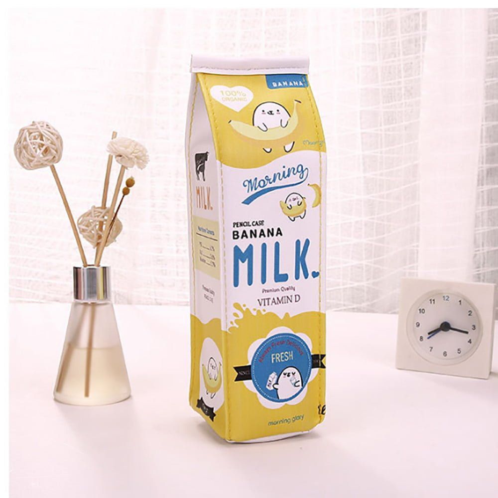 Dinossi – Boxförmiges Federmäppchen mit duftender Bananenmilch