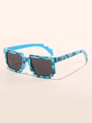 Dinossi - Minecraft Sonnenbrille Blau