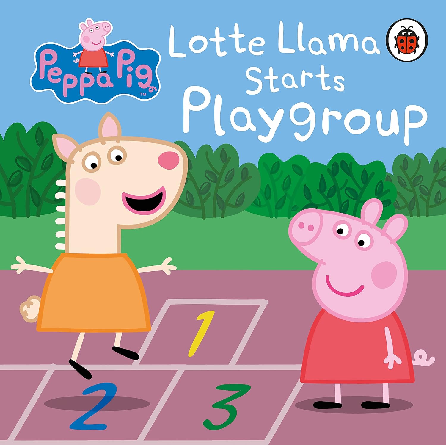 Dinossi - Peppa Pig Lotte Llama Oyun Grubuna Başlıyor İngilizce Hikaye Kitabı
