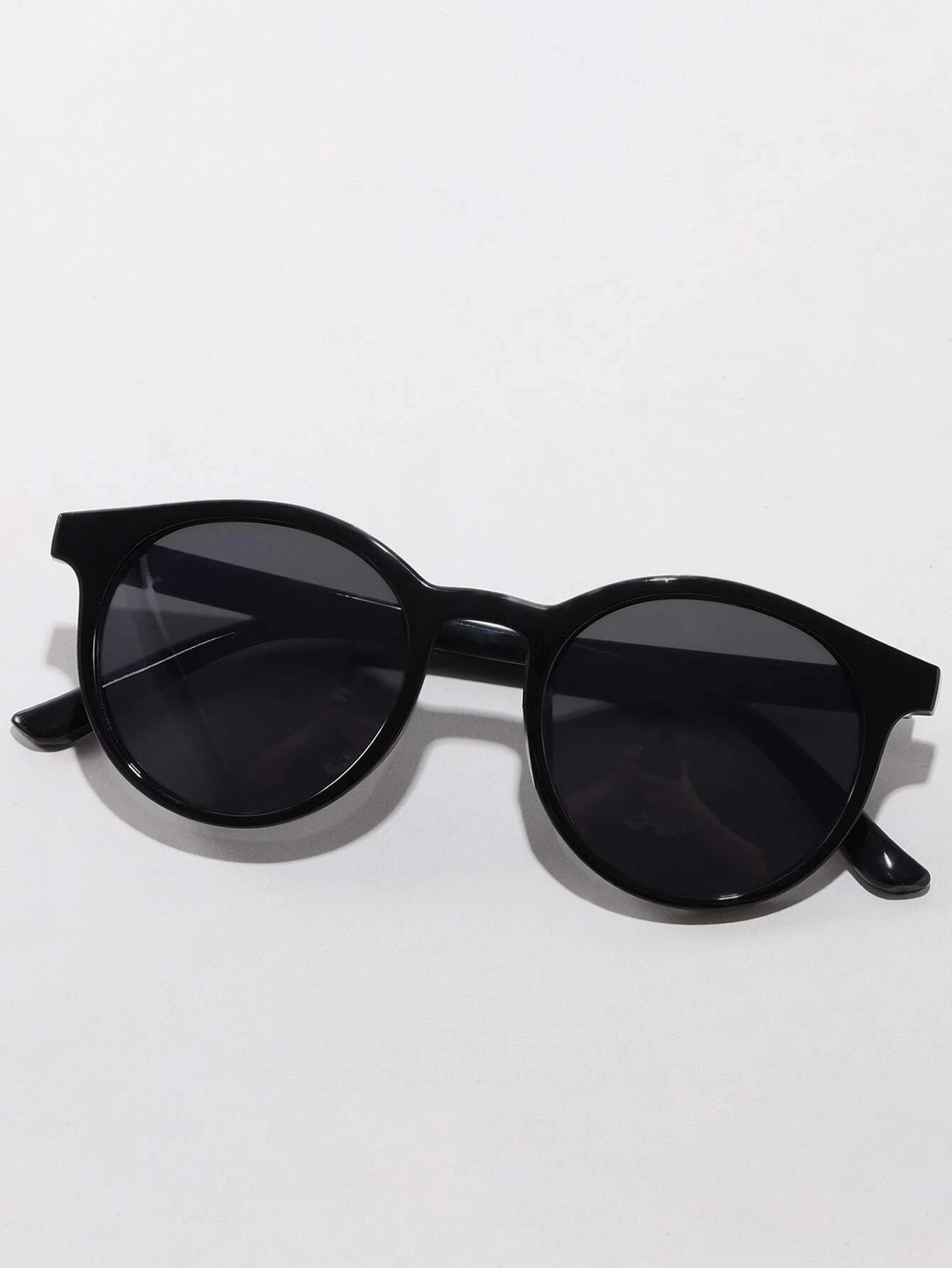 Dinossi – Schwarze, leichte, runde Kindersonnenbrille