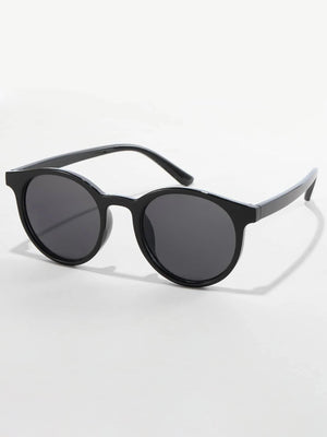 Dinossi – Schwarze, leichte, runde Kindersonnenbrille