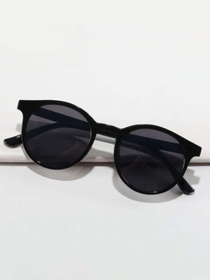 Dinossi – Schwarze, leichte, runde Kindersonnenbrille