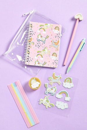 Dinossi - Süßes Einhorn-Briefpapier-Set