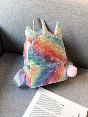Dinossi – Einhorn-Rucksack für Mädchen mit glänzenden Pailletten