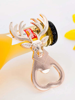 Dinossi – Deckelöffner im Rentier-Design für das neue Jahr, in Geschenkverpackung