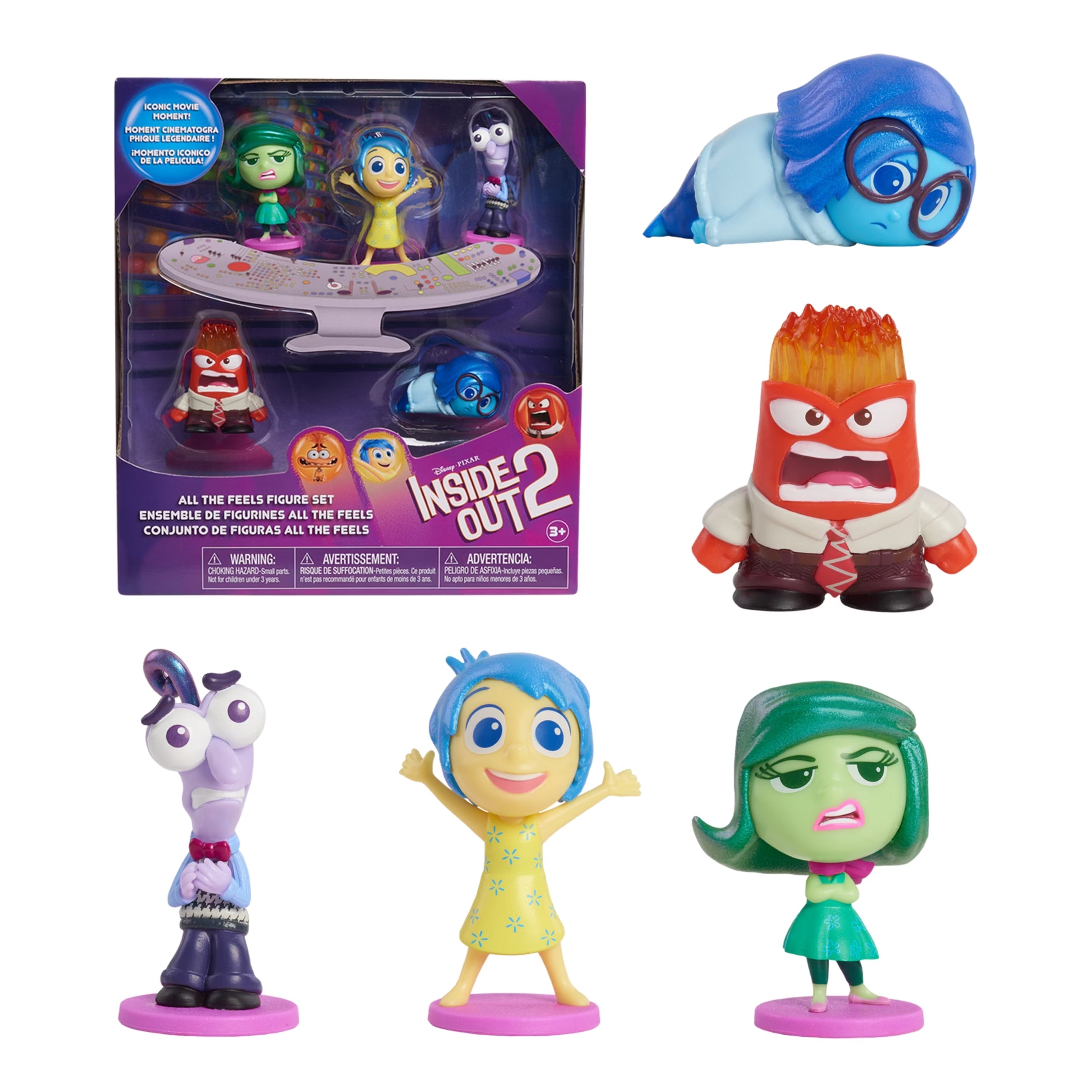 Disney - Einfach Spielen Inside Out 2 Alle Gefühle Figuren Set