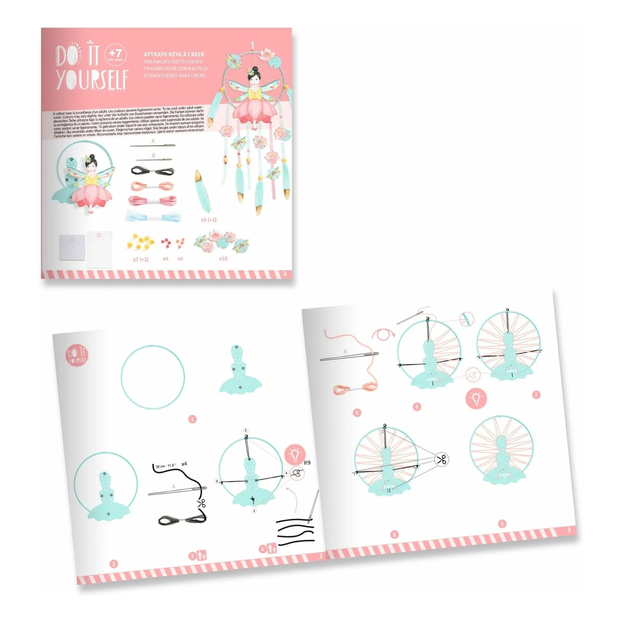 Djeco - DIY-Set - Traumfänger basteln