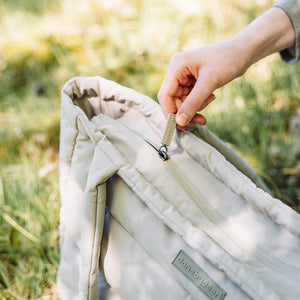 Done by Deer Quilted Changing Tote Bag - Sand-Changing Bags-Sand- | Natural Baby Shower
