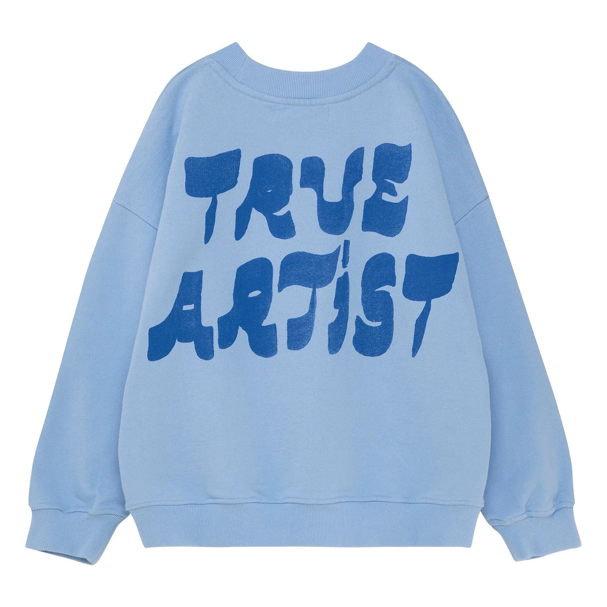 True Artist – Sweatshirt Nr. 11 Bird Bio-Baumwolle | Hellblau