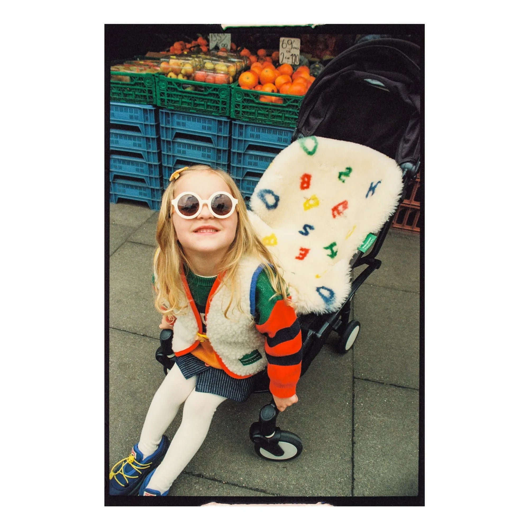 BINIBAMBA - Lammfell für Kinderwagen und Buggy - Binibamba x Bobo Choses