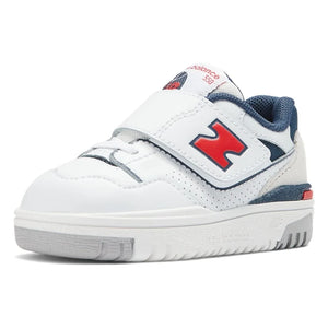 New Balance - Elastik Bağcıklı ve Cırt Cırtlı Sneakers 550 | Beyaz
