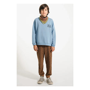 Piupiuchick - Rock Stars Bio-Baumwoll-Sweatshirt | Blau