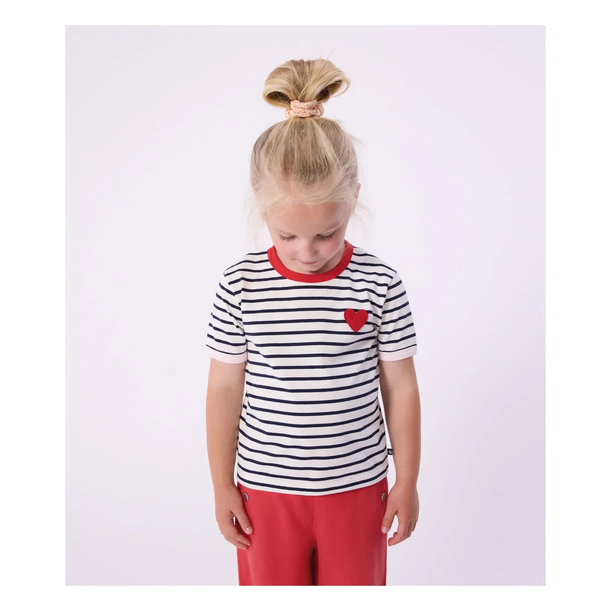 Petit Bateau - Klassisches gestreiftes T-Shirt | Marineblau