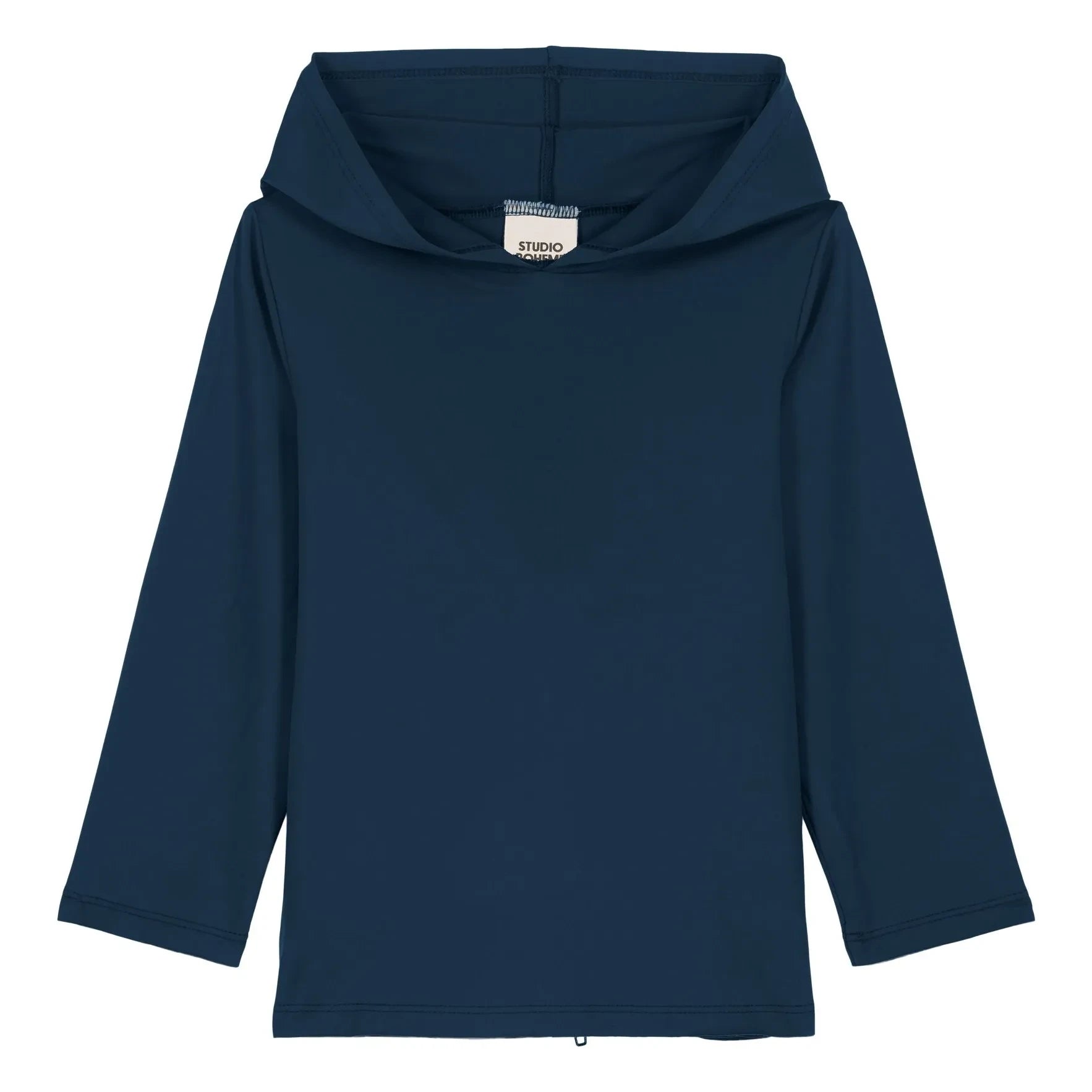 Studio Bohème - Anti-UV Kapuzen-T-Shirt | Marineblau