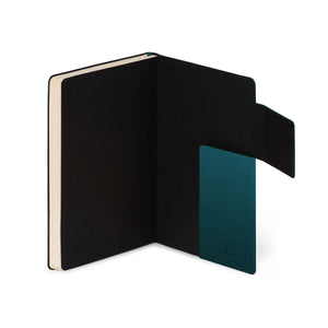 Legami - Liniert Notizbuch mit monochromem Softcover - Tiefteal - Mein Notizbuch