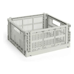 Hay - Crate Rechteckige Faltbox | Grau
