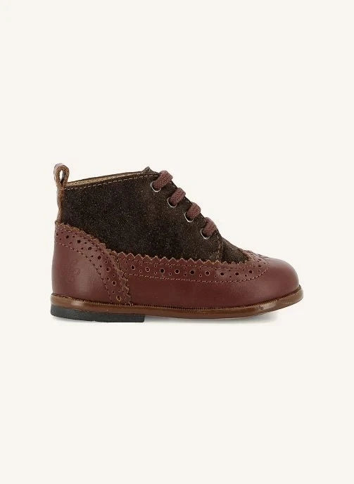 Tartine et Chocolat - Diş Zweifarbige Stiefel | Chocolate