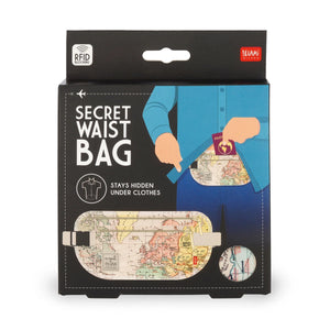 Legami - Ultra-slim Travel Hüfttasche - Geheim Hüfttasche